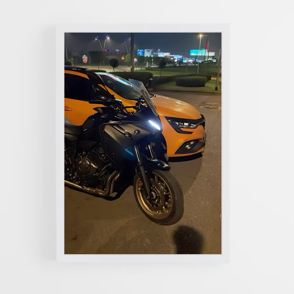 Poster Tracer captivant – affiche Yamaha (vue 3)
